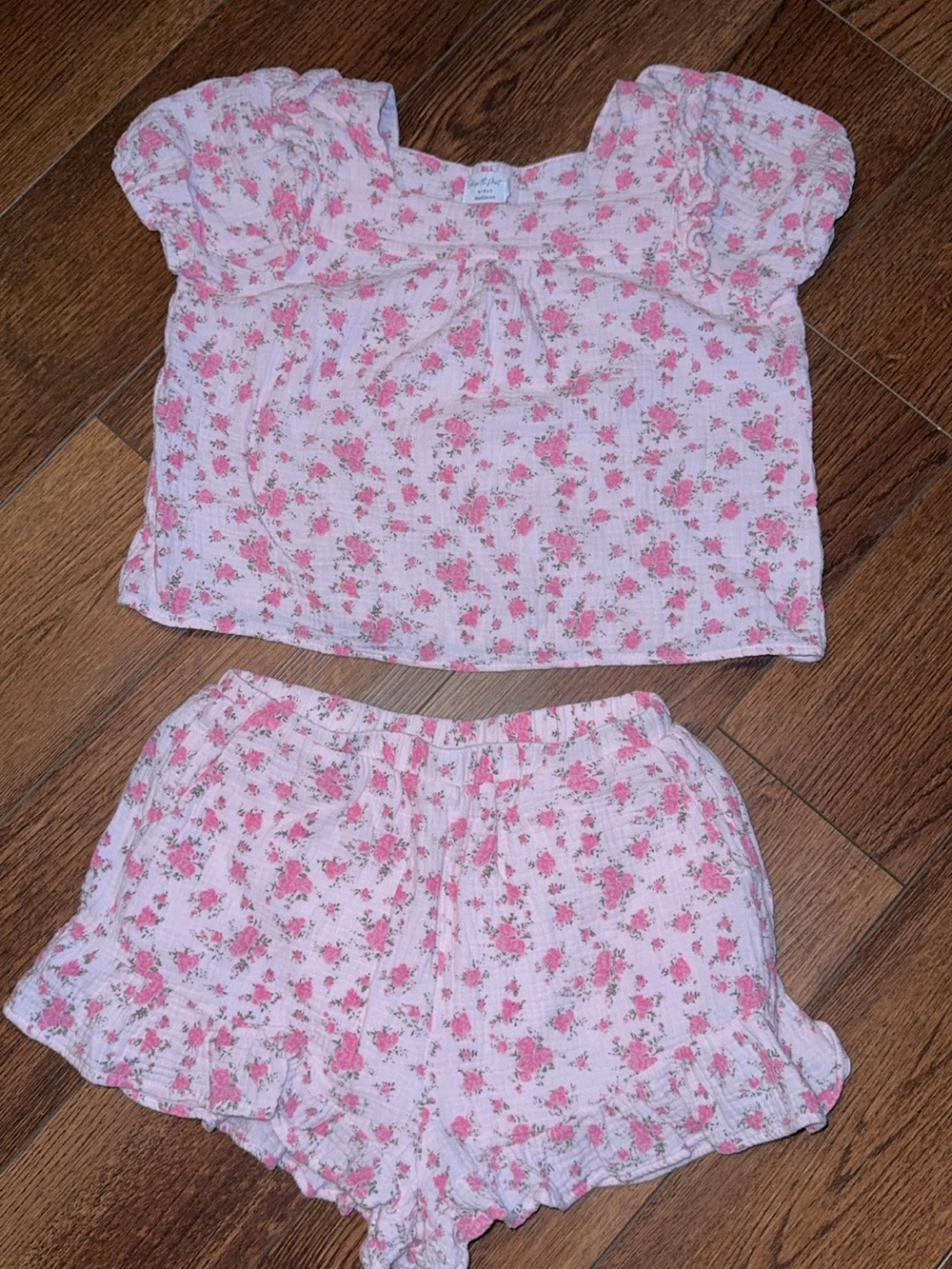 Kids Floral Pink Matching Set - Brand: (unspecified)